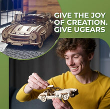 UGEARS Winged Sports Coupe Model Car Kit - UGEARS Singapore