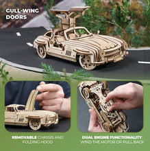 UGEARS Winged Sports Coupe Model Car Kit - UGEARS Singapore