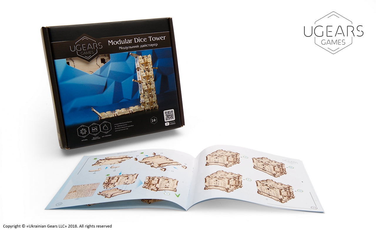 Ugears Modular Dice Tower UGEARS Singapore