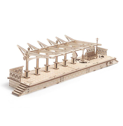 Ugears Railway Platform (For Steam Locomotive) - UGEARS Singapore